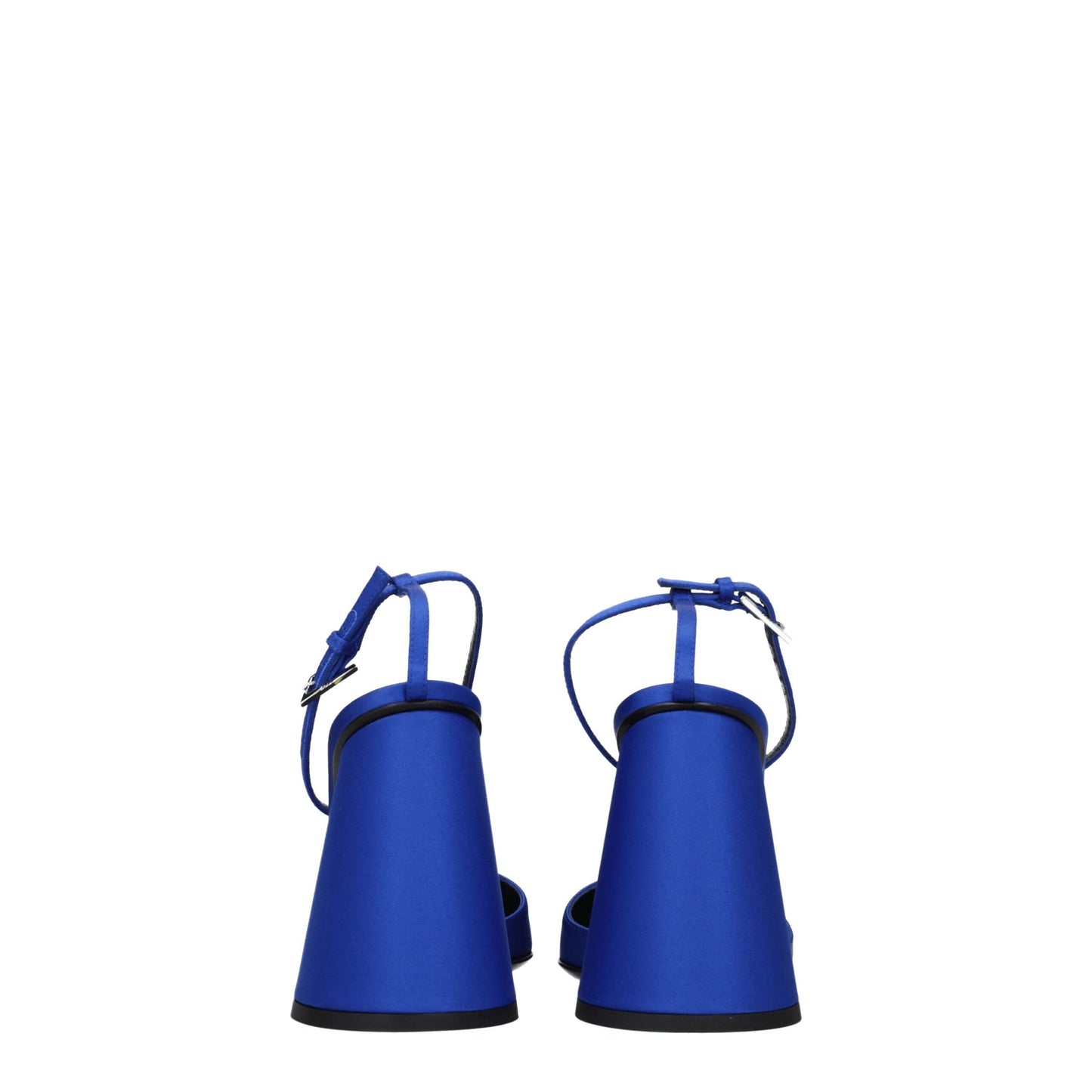 The Attico Blue Satin Sandal