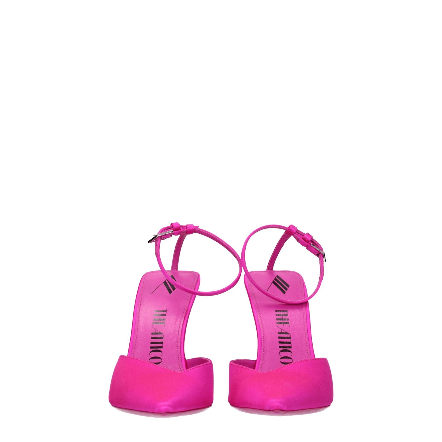 The Attico Pink Satin Sandal
