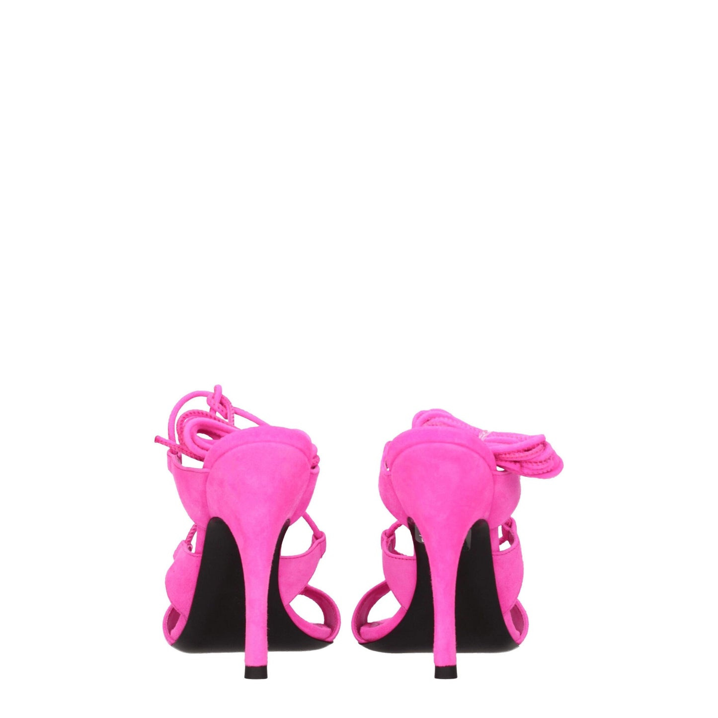 The Attico Pink Leather Sandal