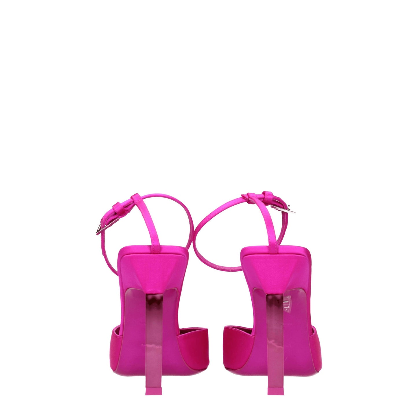 The Attico Pink Satin Sandal