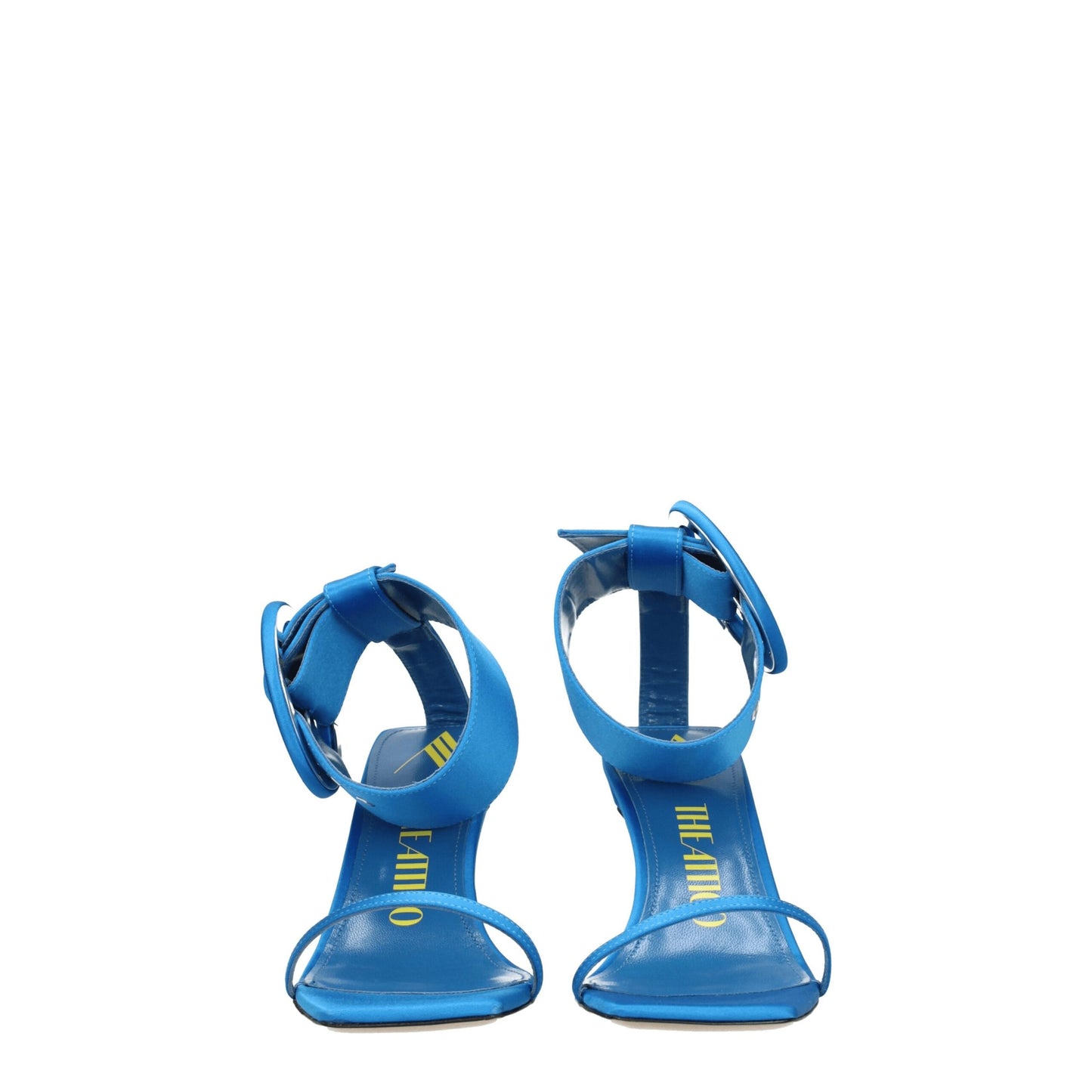 The Attico Light Blue Satin Sandal