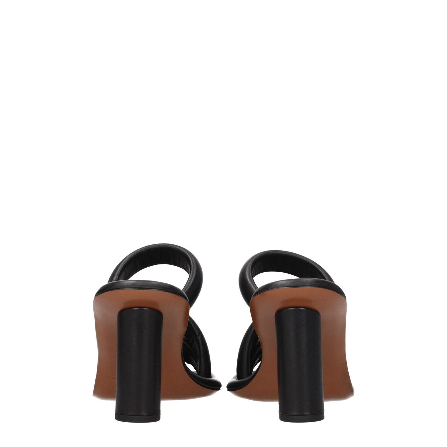 Ambush Black Leather Sandal