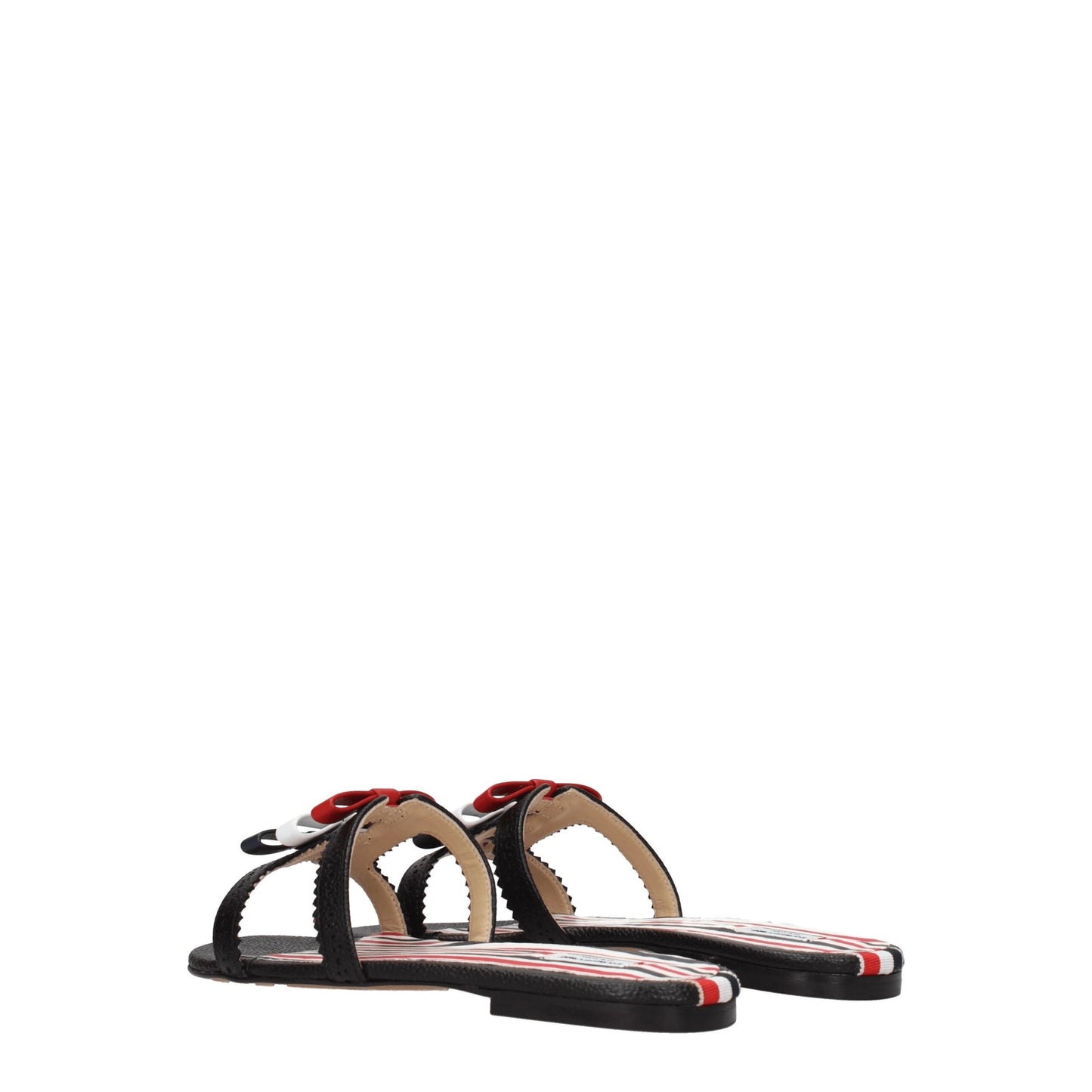 Thom Browne Black Leather Slipper