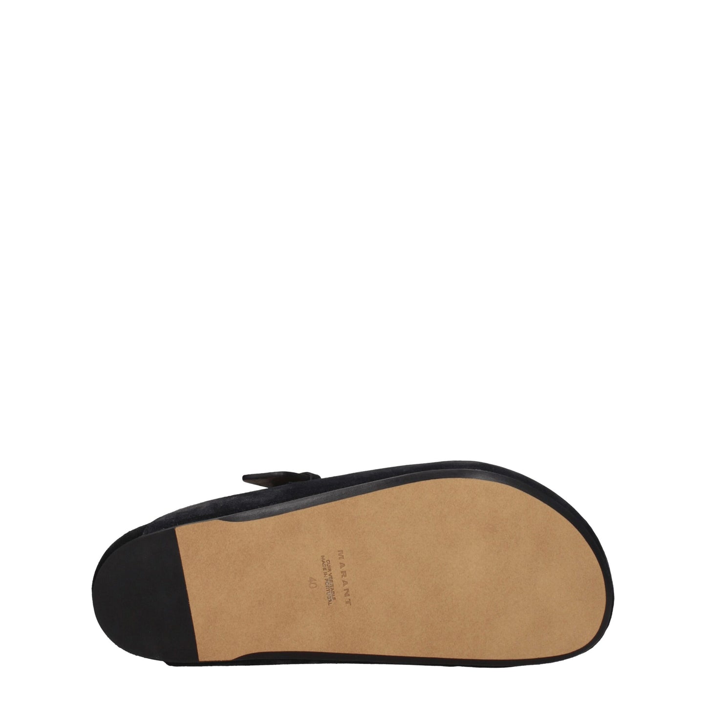 Isabel Marant Black Leather Slipper