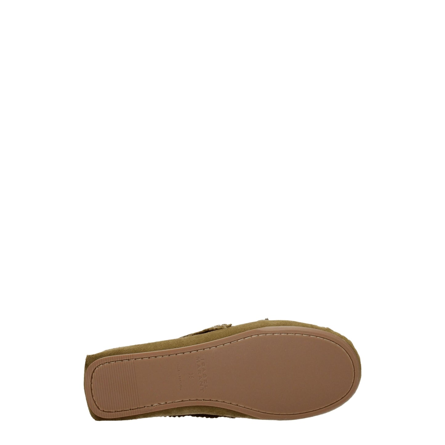 Isabel Marant Green Leather Loafer