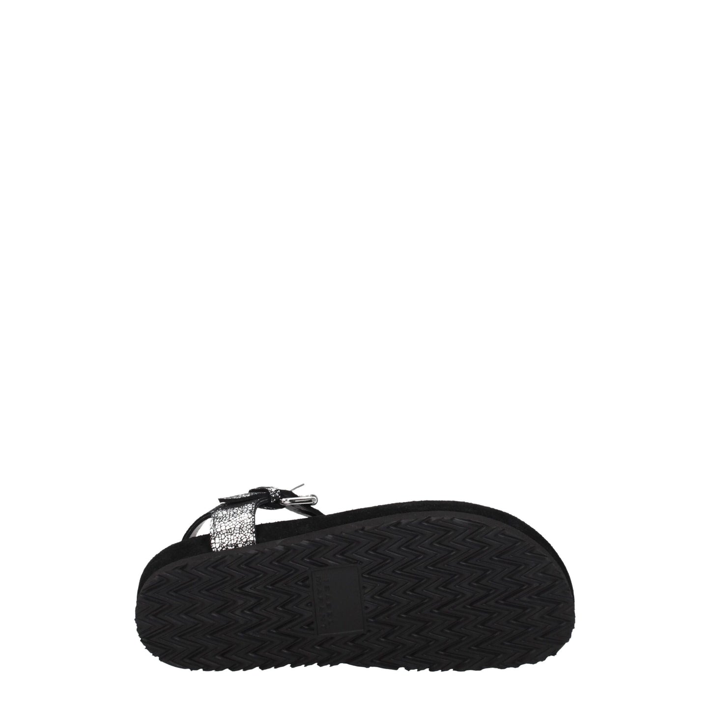 Isabel Marant Black Leather Flip-Flop Sandal
