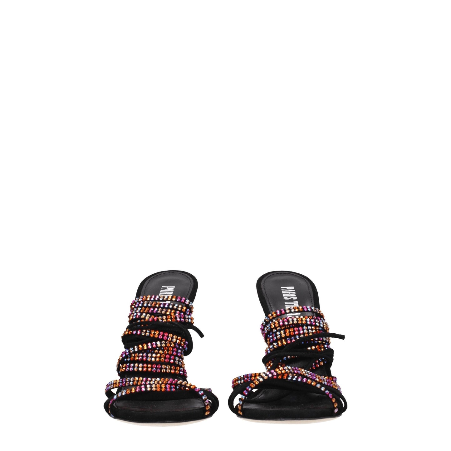 Paris Texas Black Leather Sandal