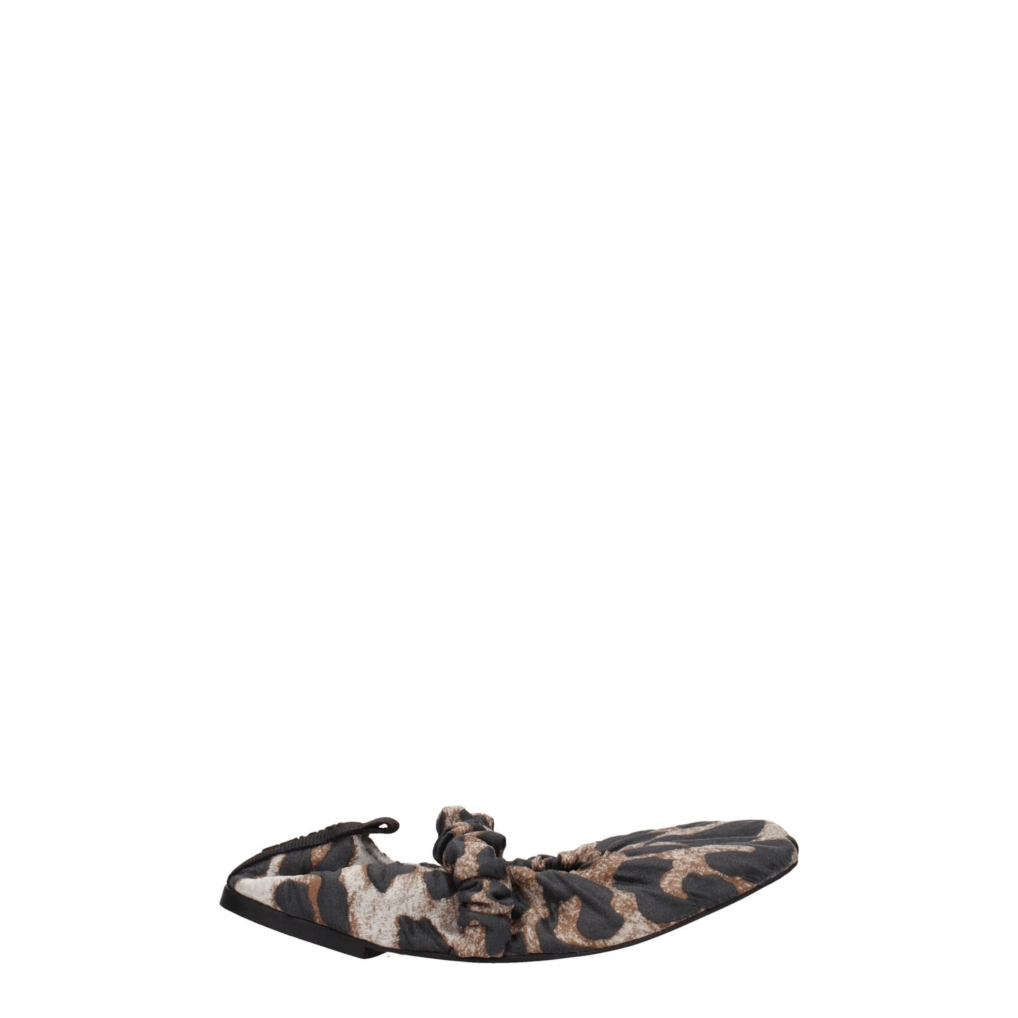 Ganni Beige Fabric Ballet Flat