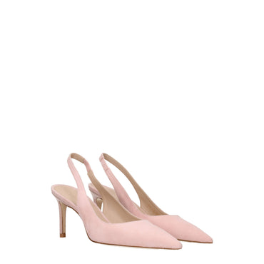 Stuart Weitzman Pink Leather Sandal