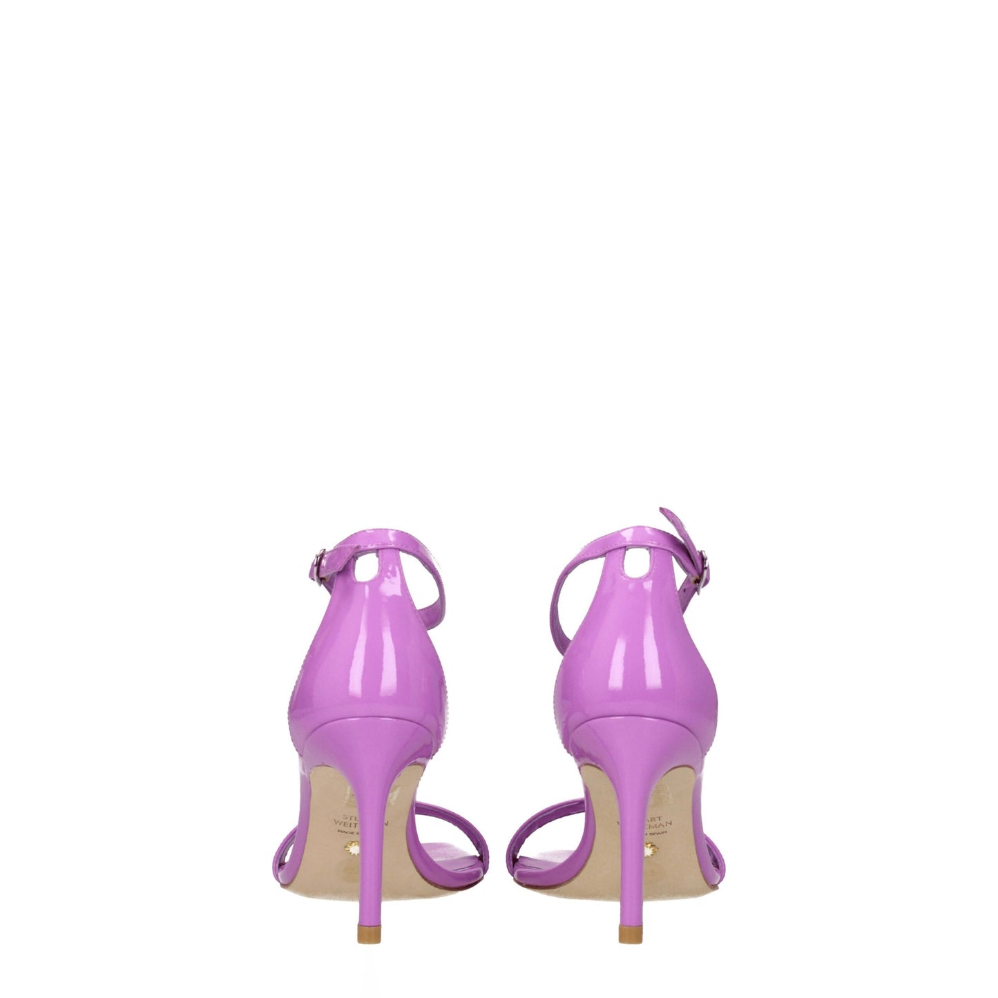 Stuart Weitzman Purple Leather Sandal