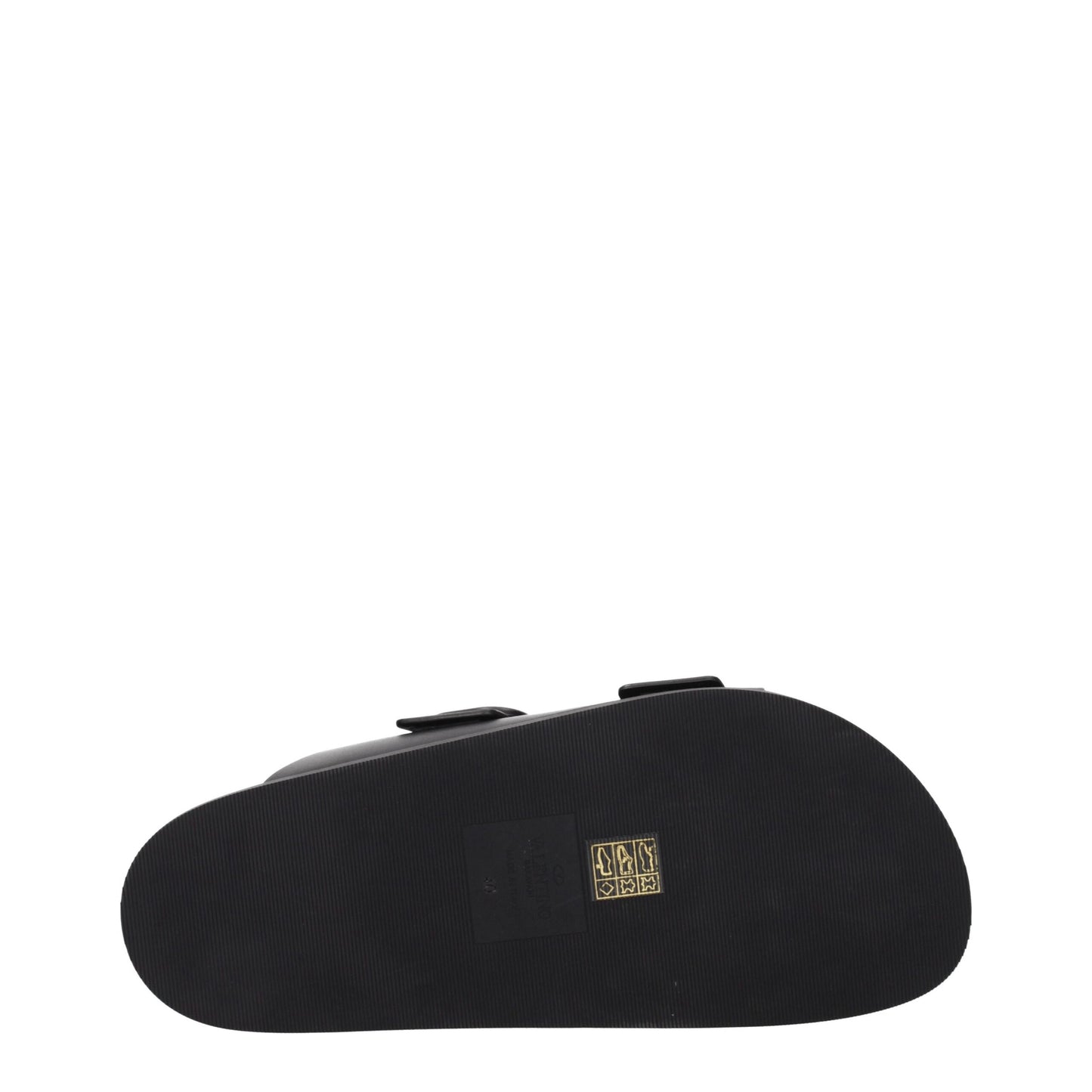 Valentino Garavani Black Leather Slipper
