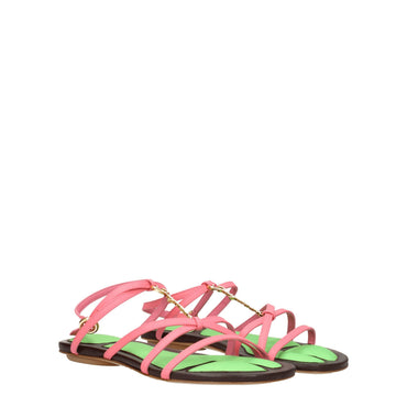 Jacquemus Pink Leather Sandal