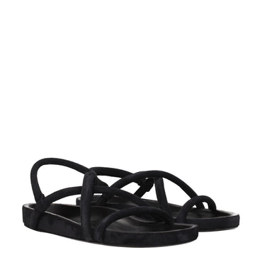 Isabel Marant Black Leather Sandal