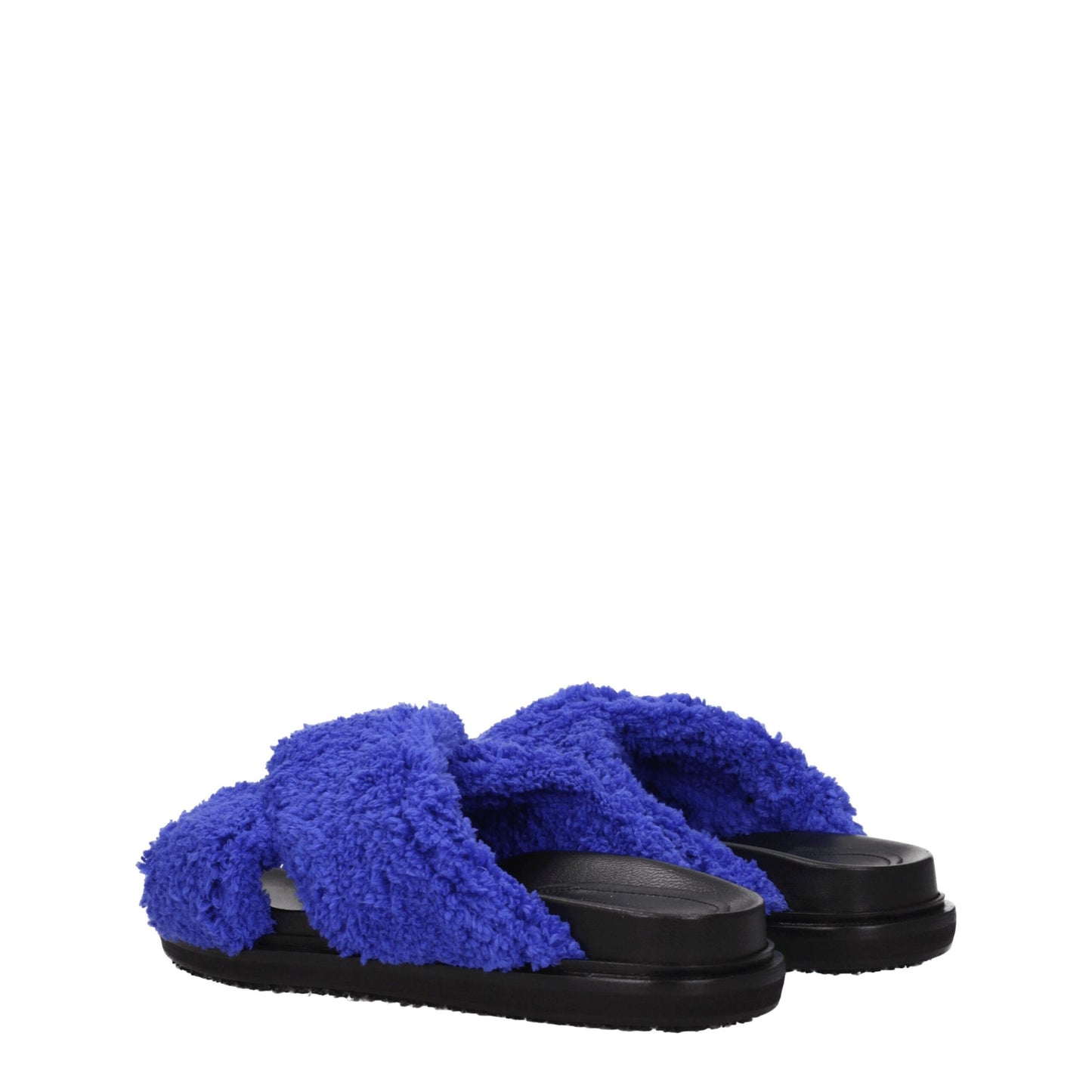 Marni Purple Fabric Slipper