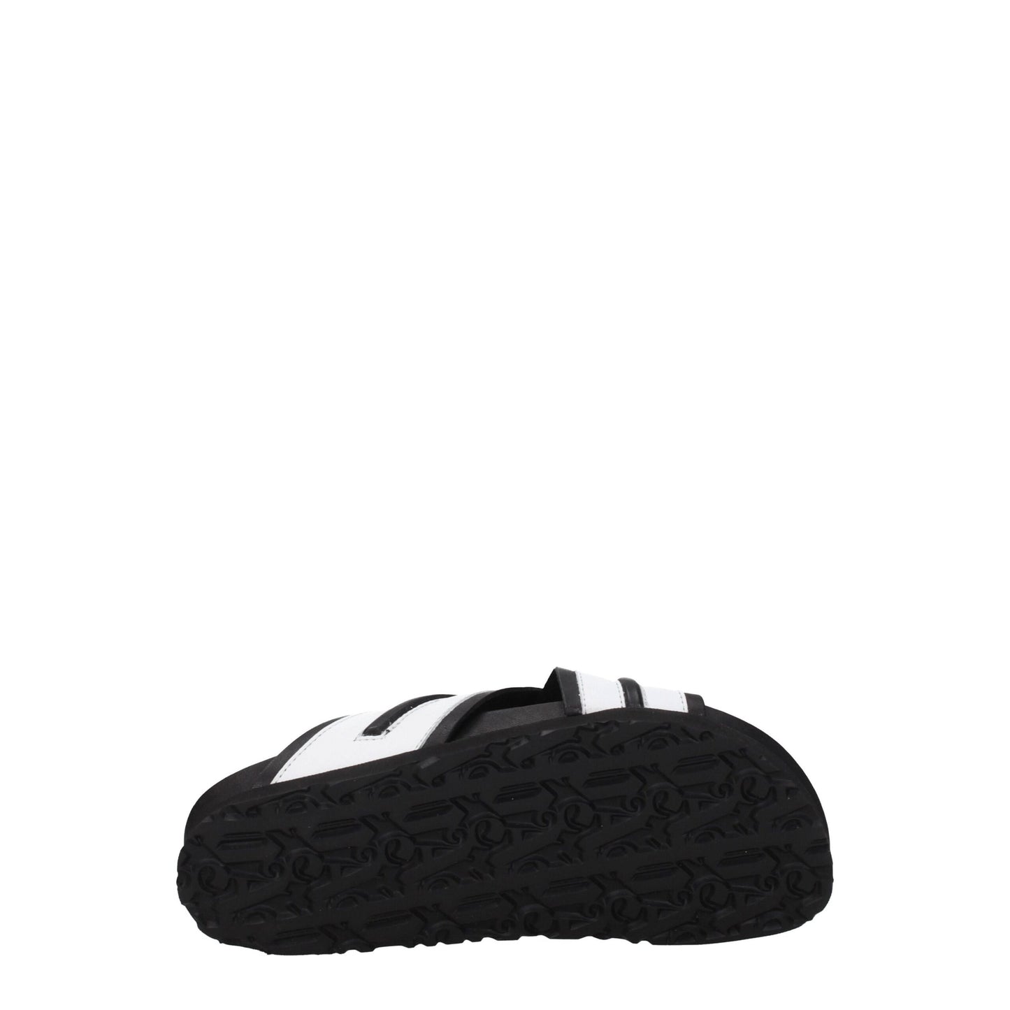 Palm Angels White Leather Slipper