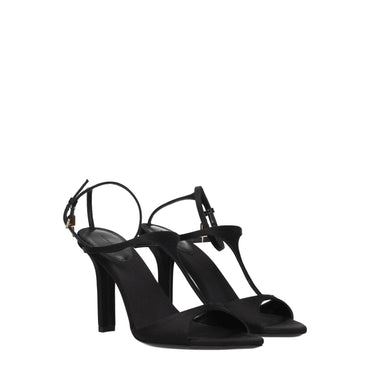 Givenchy Black Satin Sandal