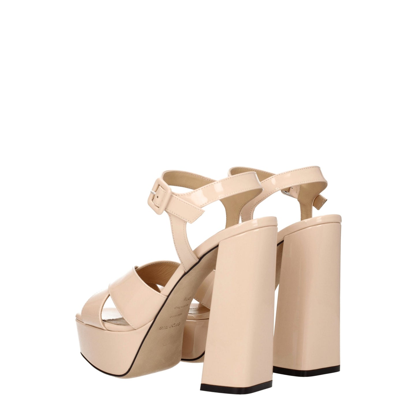 Sergio Rossi Pink Leather Sandal