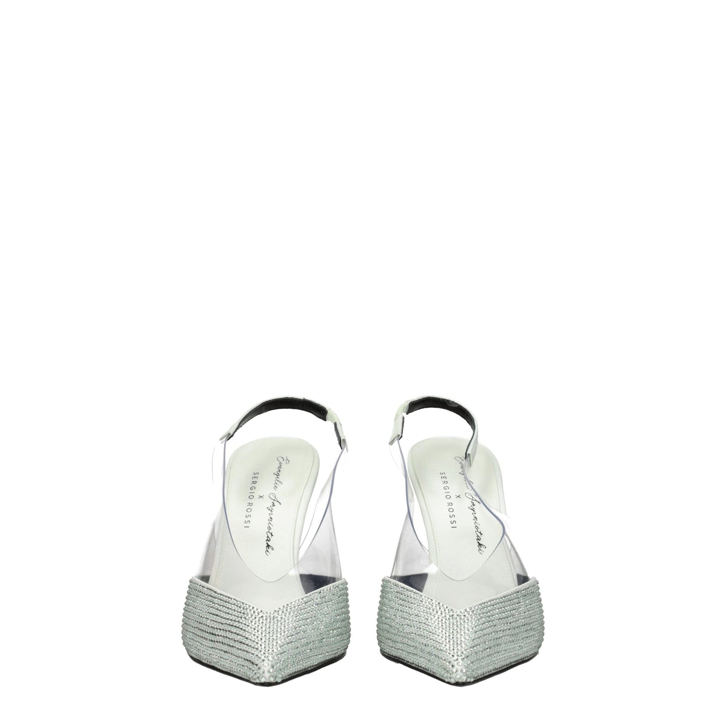 Sergio Rossi Green Satin Sandal