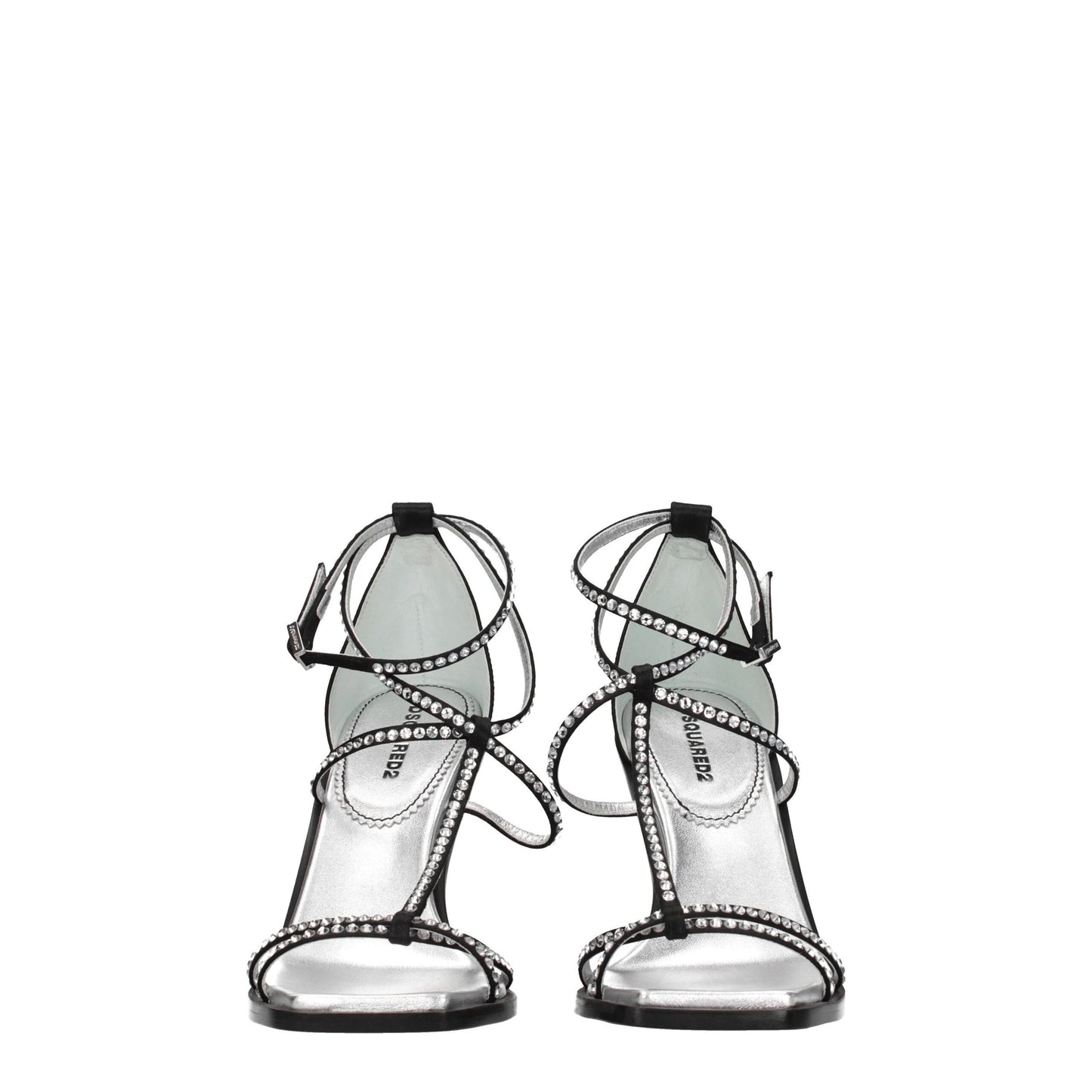 Dsquared² Black Satin Sandal