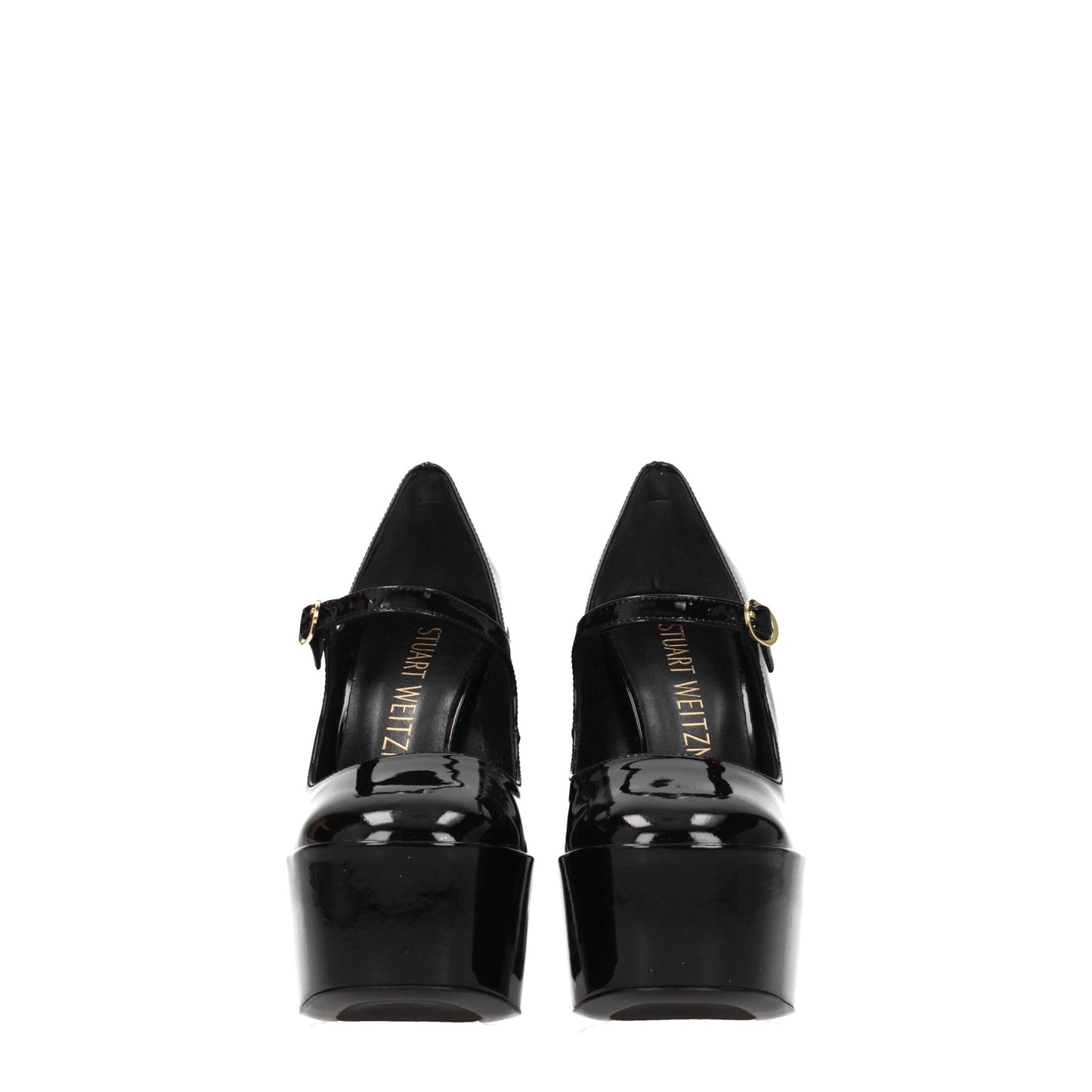 Stuart Weitzman Black Leather Sandal