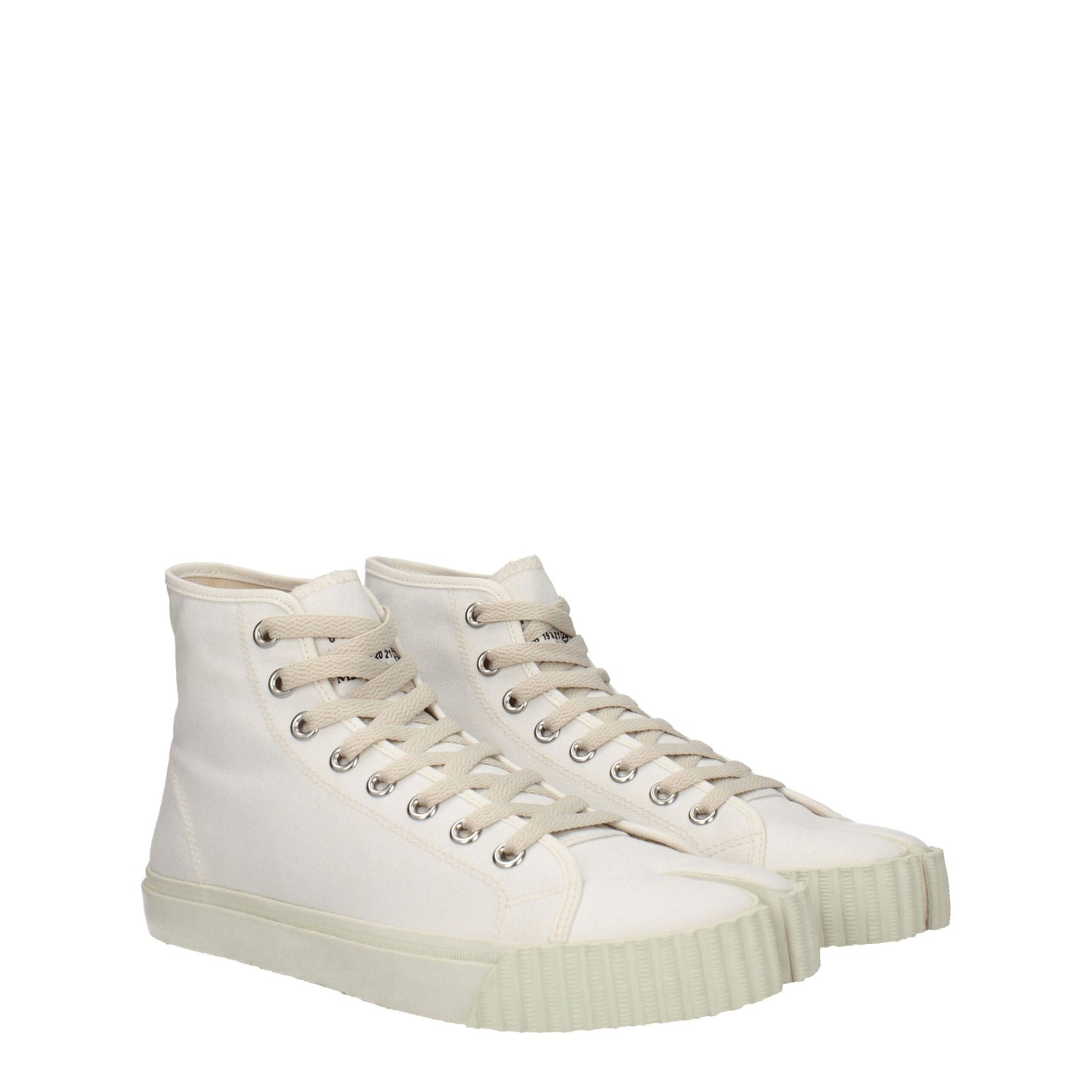 Maison Margiela White Fabric Sneakers