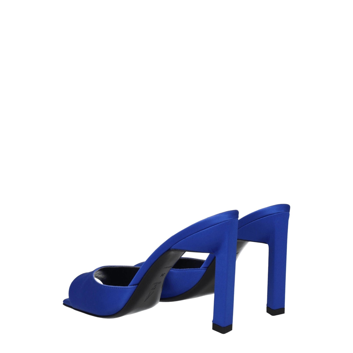 The Attico Blue Satin Sandal