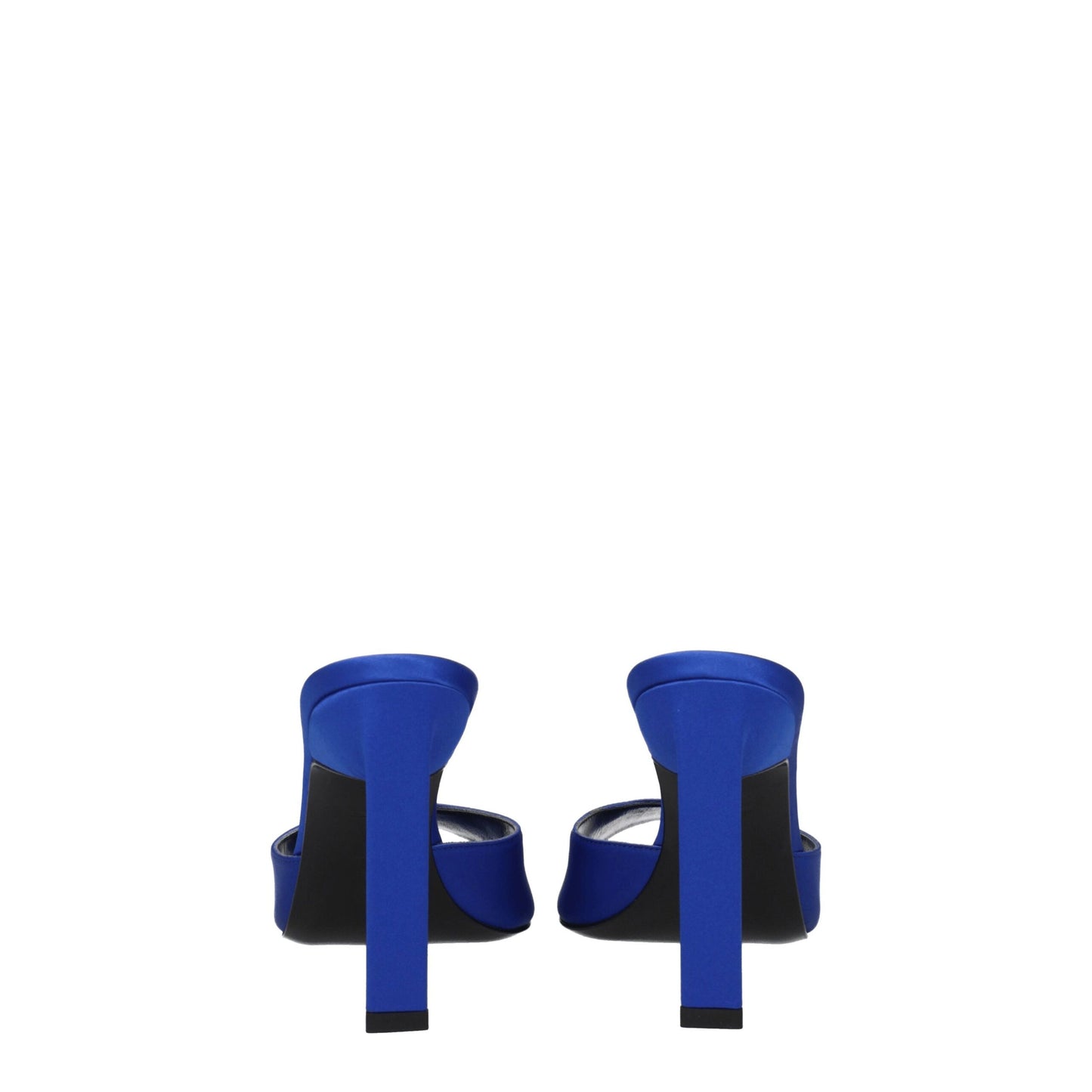 The Attico Blue Satin Sandal