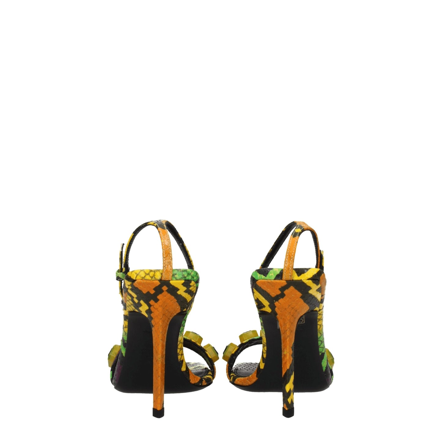 The Attico Multicolor Leather Sandal