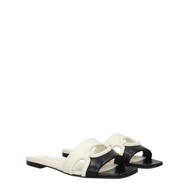 Valentino Garavani Black Leather Slipper