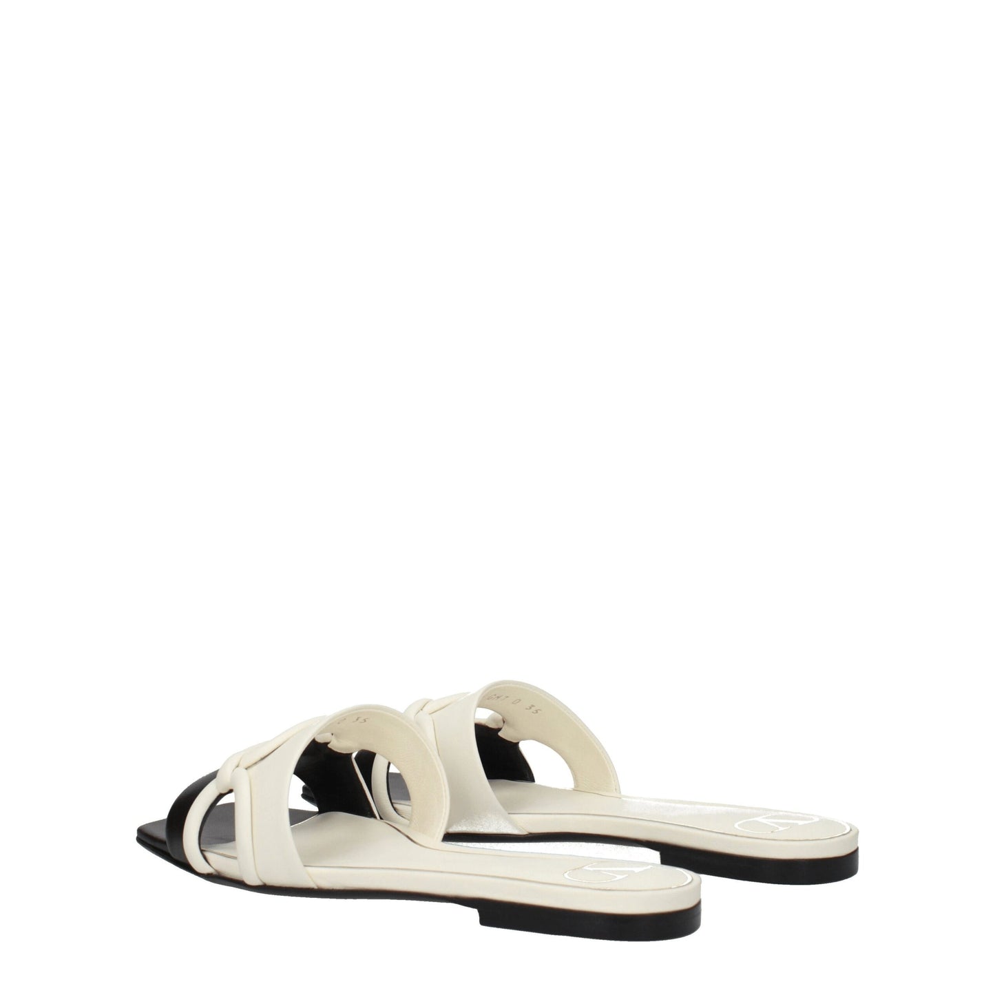 Valentino Garavani Black Leather Slipper