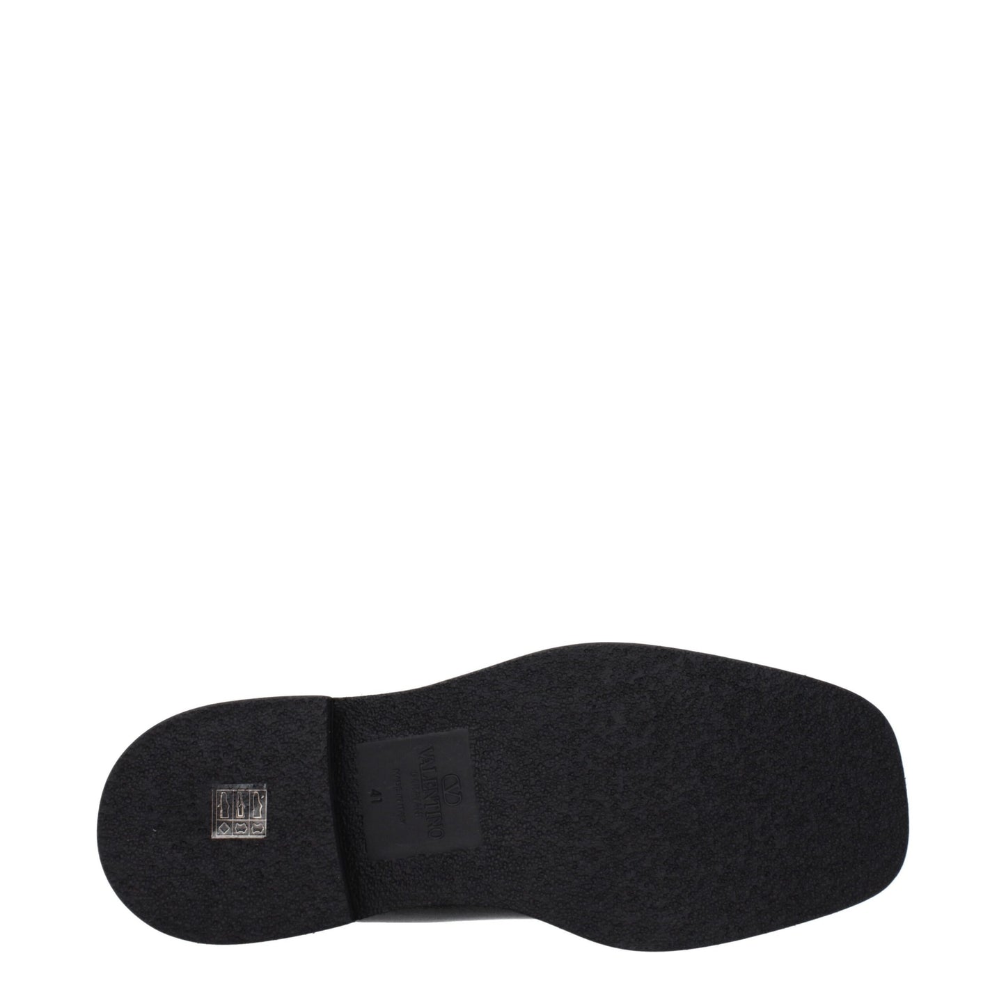 Valentino Garavani Black Leather Ankle