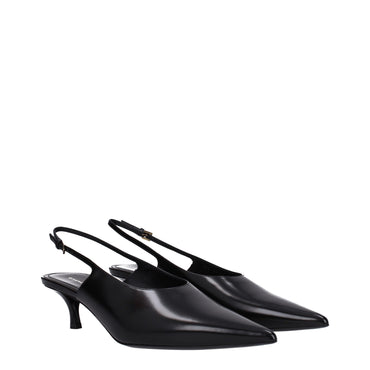 Givenchy Black Leather Sandal