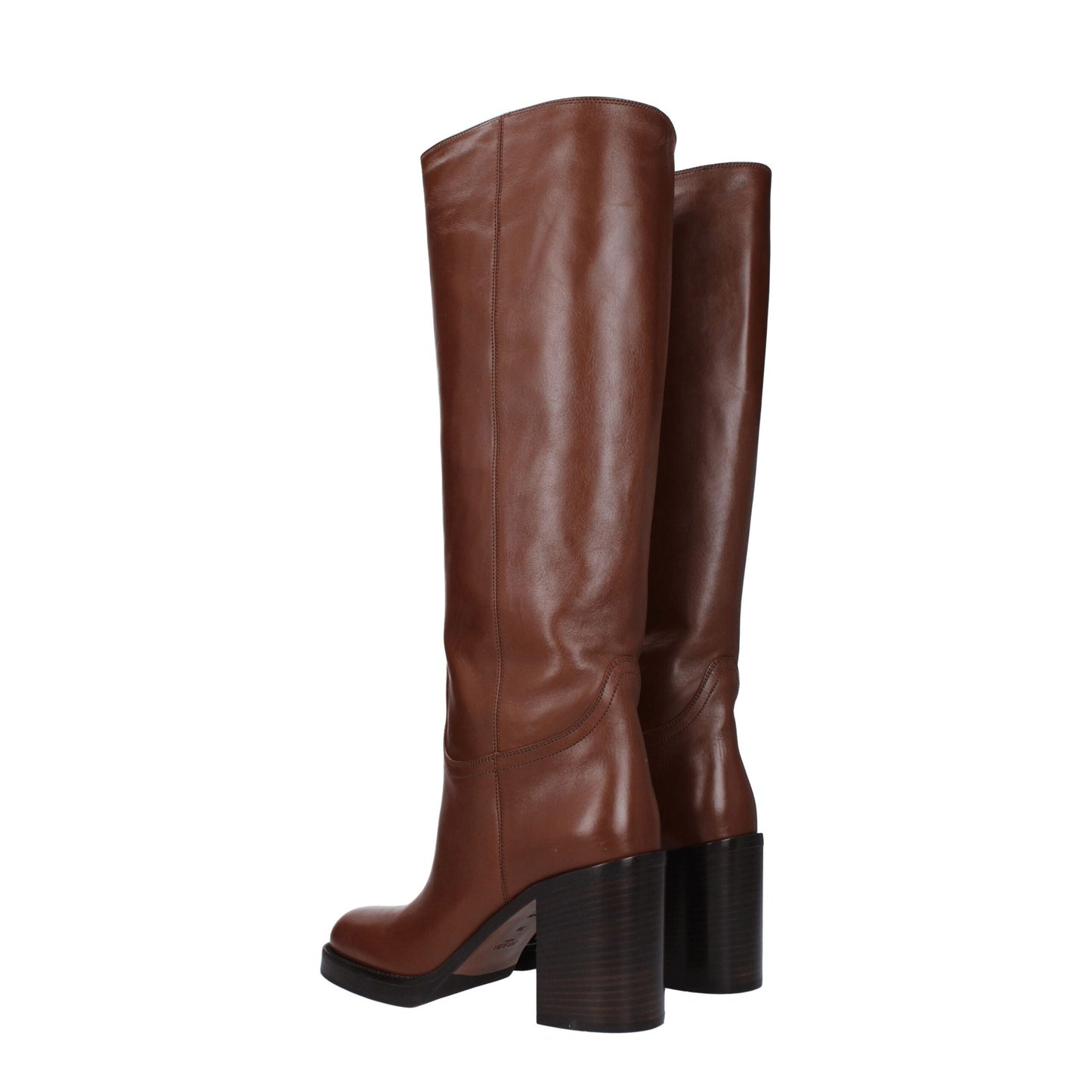 Prada Brown Leather Boot