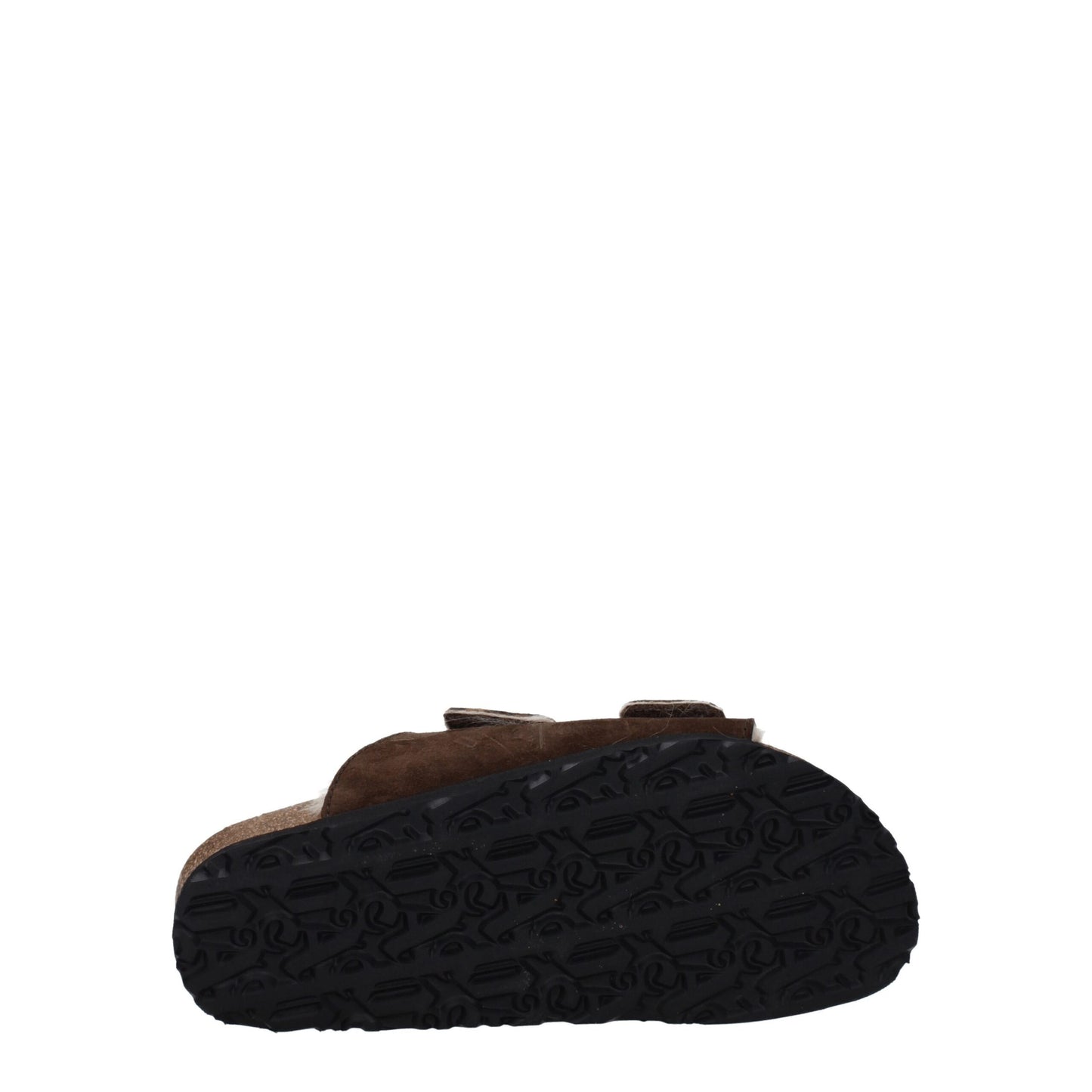 Palm Angels Brown Leather Slipper