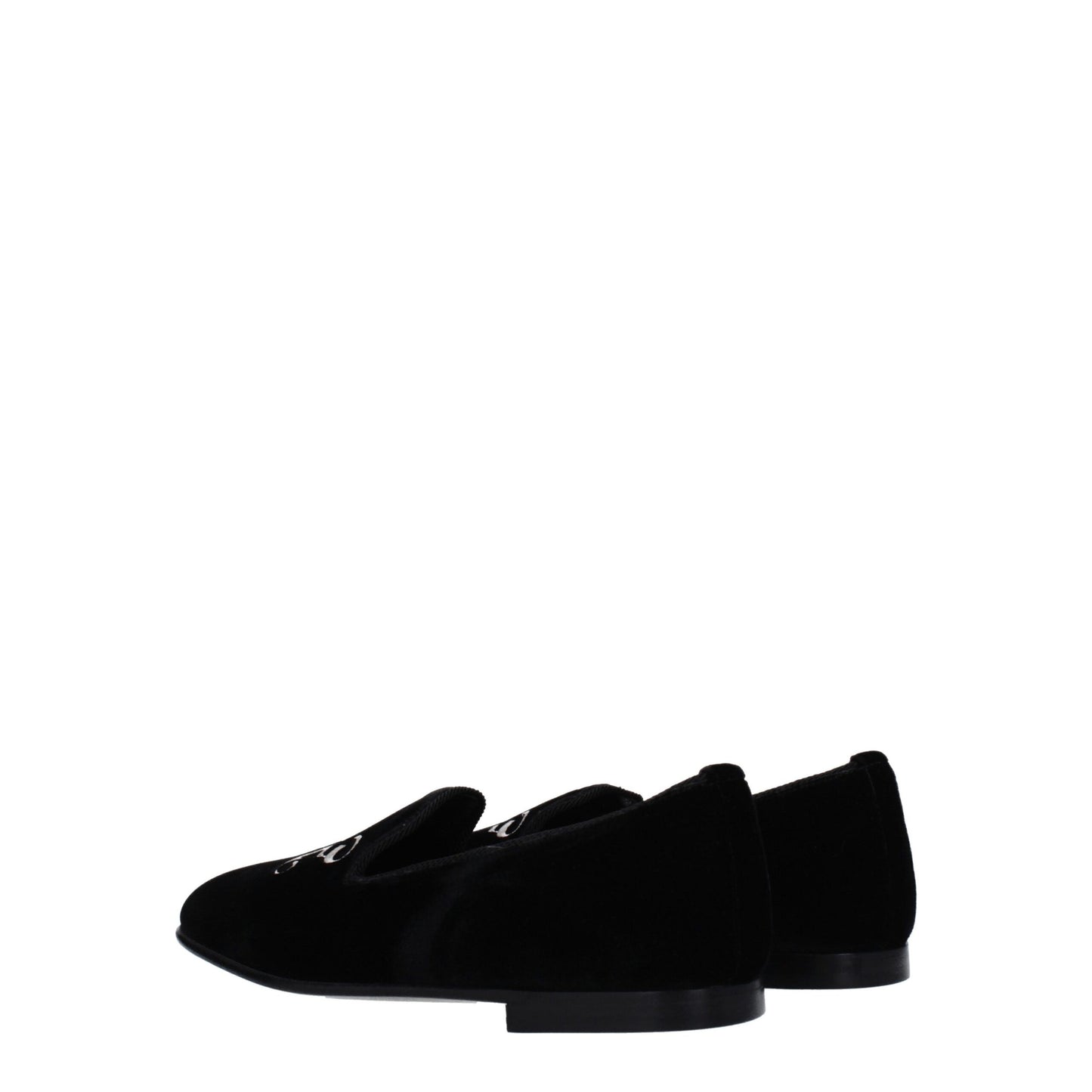 Palm Angels Black Velvet Loafer