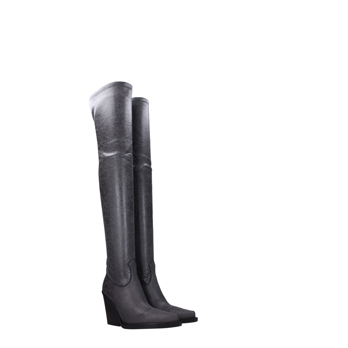Paris Texas Black Leather Boot