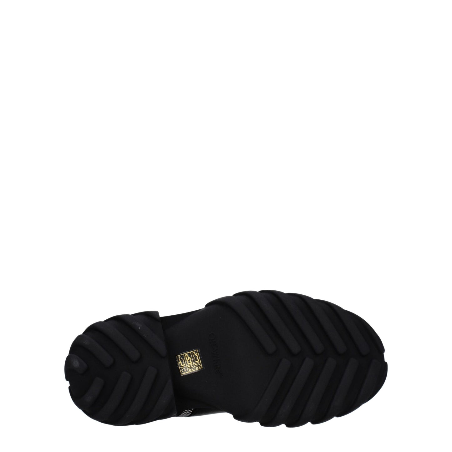 Off-White Black Leather Ankle