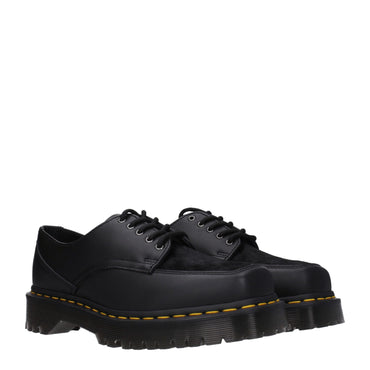 Dr. Martens Black Leather Oxfords And Derby
