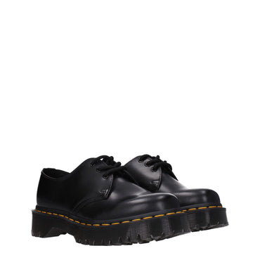 Dr. Martens Black Leather Oxfords And Derby