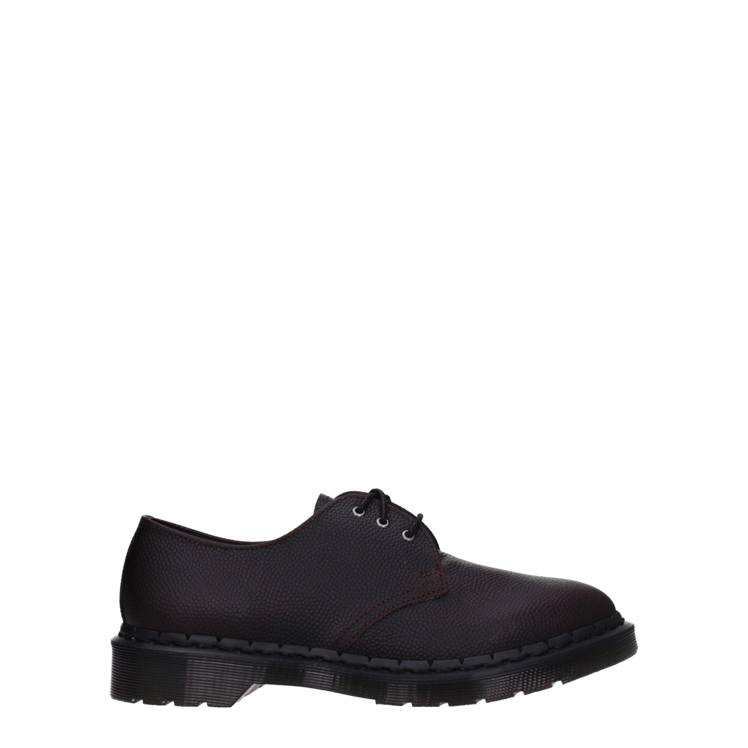 Dr. Martens Purple Leather Oxfords And Derby