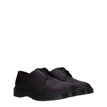 Dr. Martens Purple Leather Oxfords And Derby