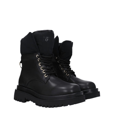Versace Jeans Black Polyethylene Ankle