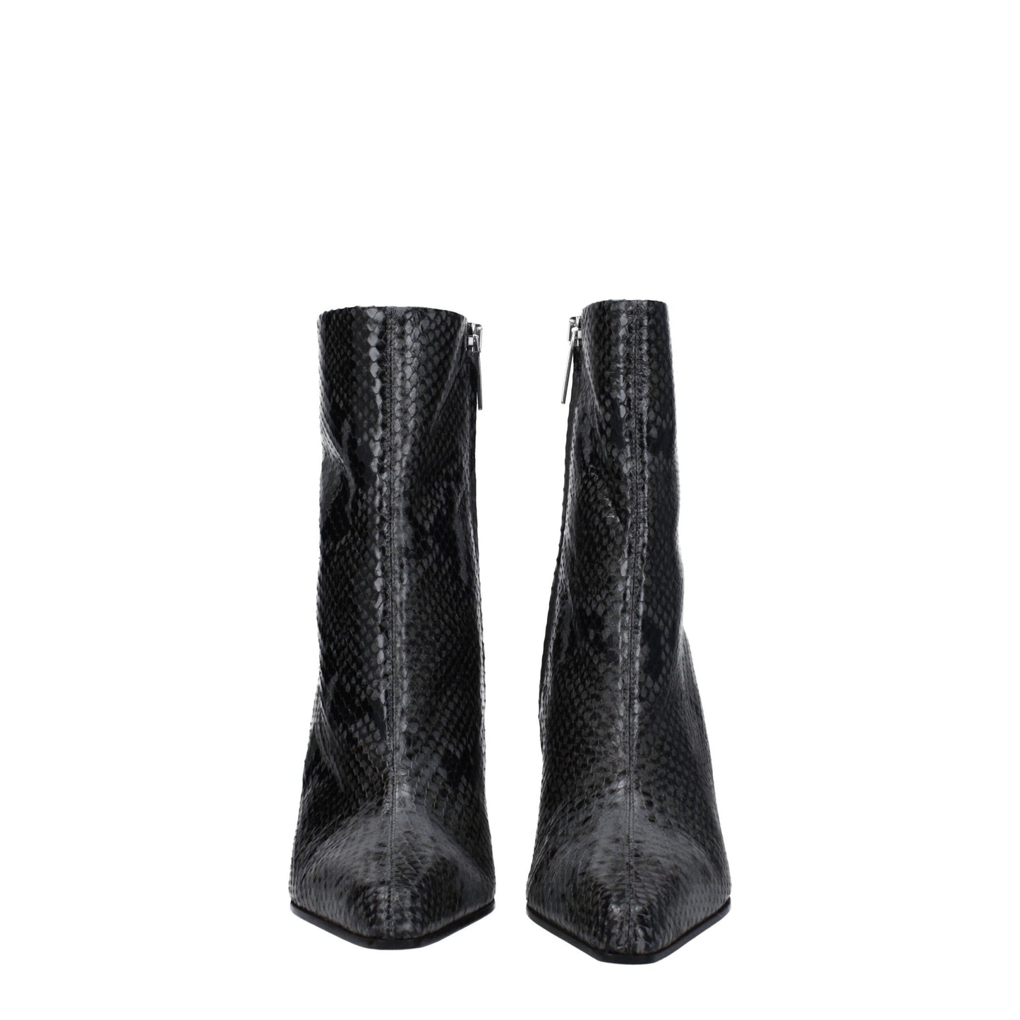 Paris Texas Gray Leather Ankle