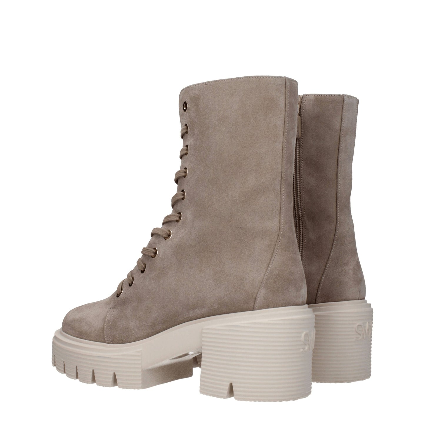 Stuart Weitzman Beige Leather Ankle