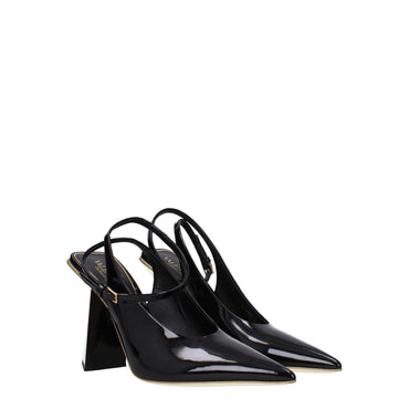 Valentino Garavani Black Leather Sandal