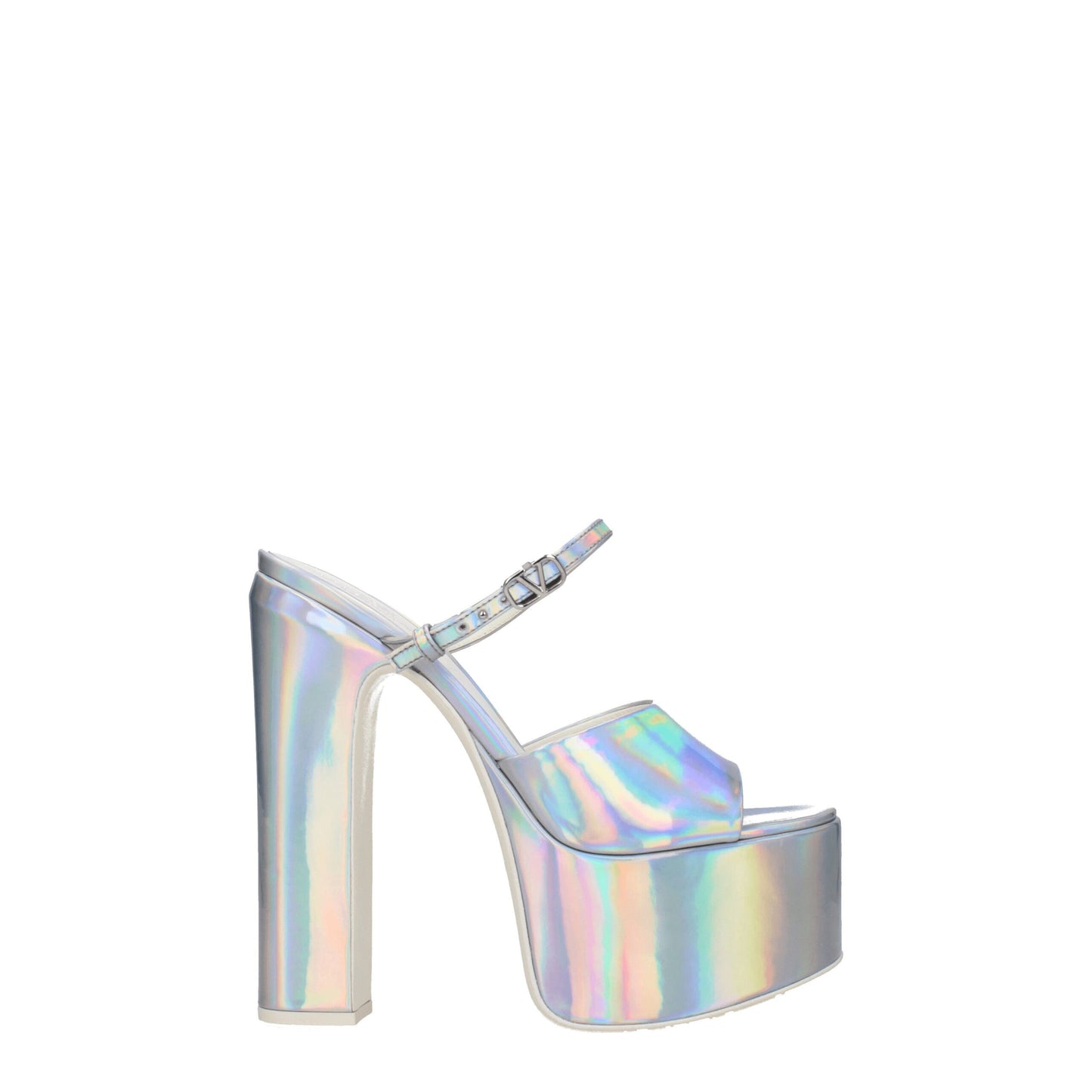 Valentino Garavani Gray Leather Sandal