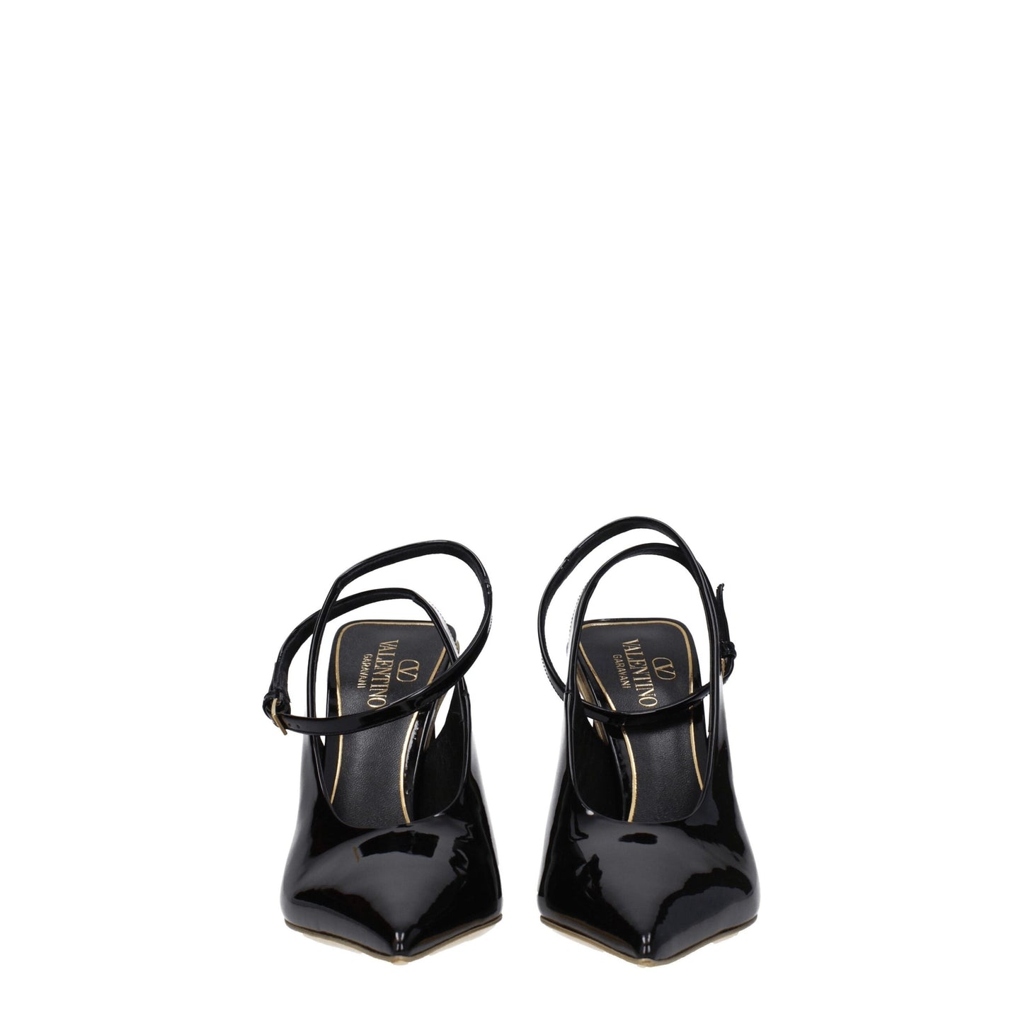 Valentino Garavani Black Leather Sandal