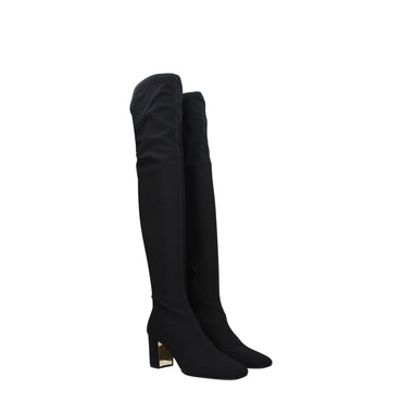 Valentino Garavani Black Fabric Boot