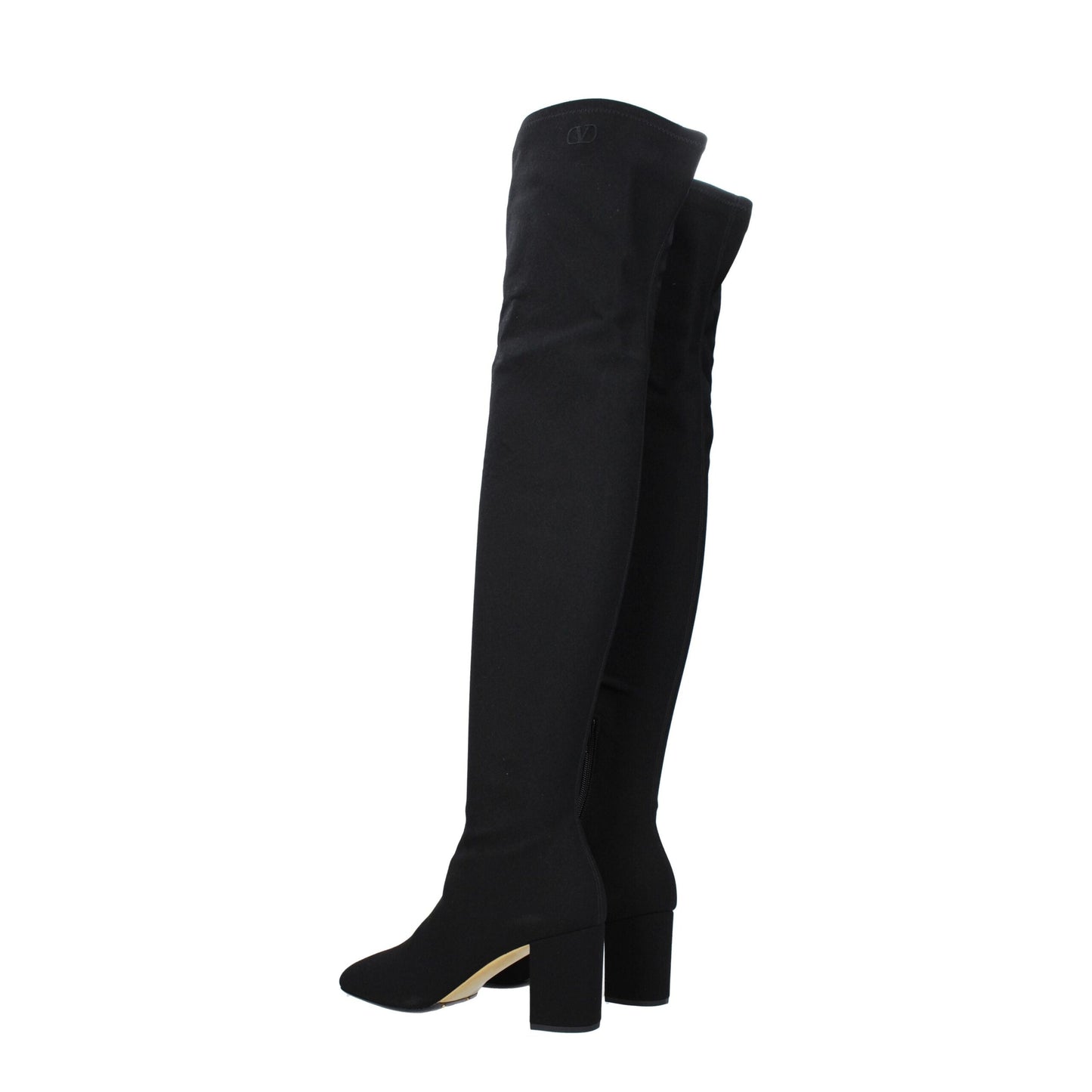 Valentino Garavani Black Fabric Boot