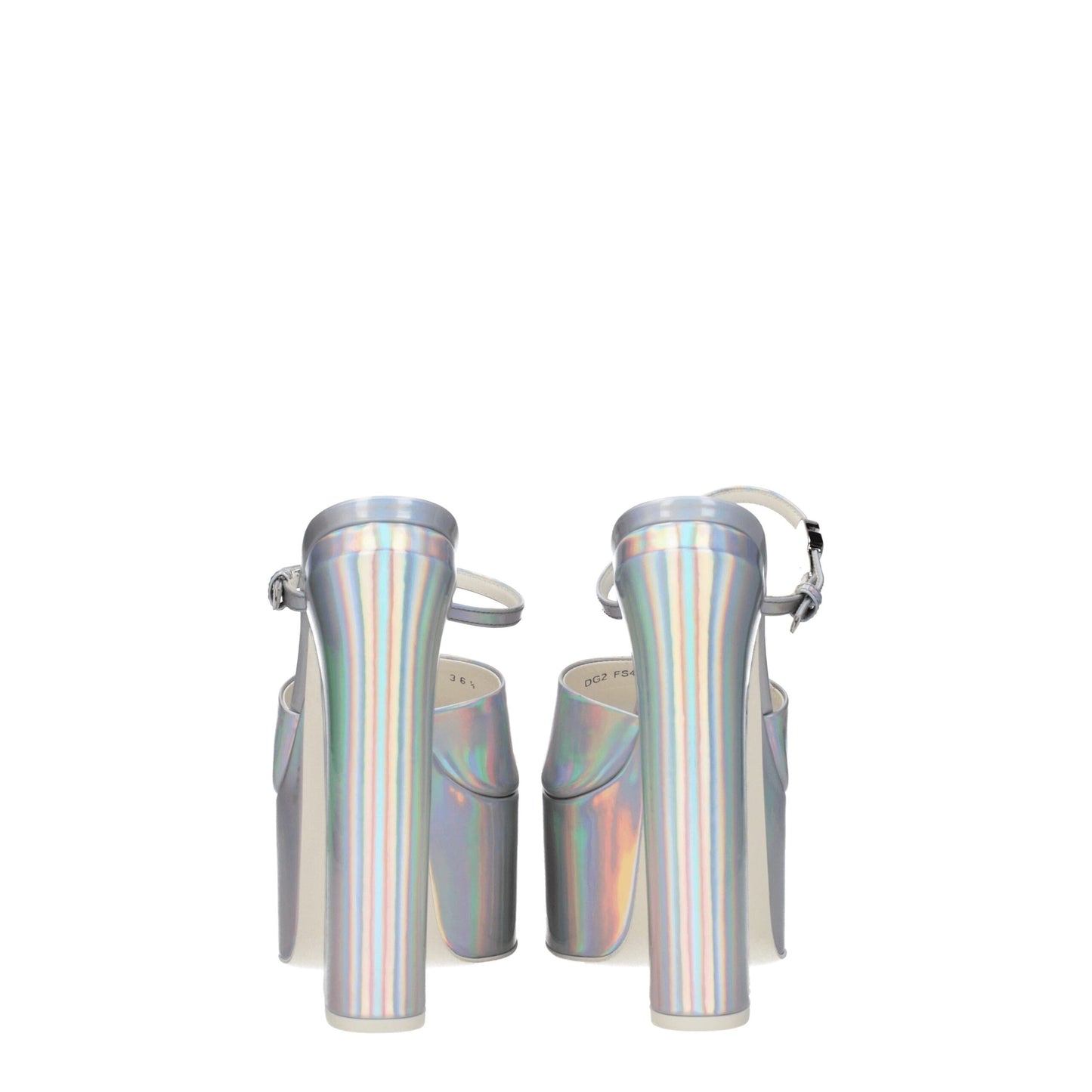 Valentino Garavani Gray Leather Sandal